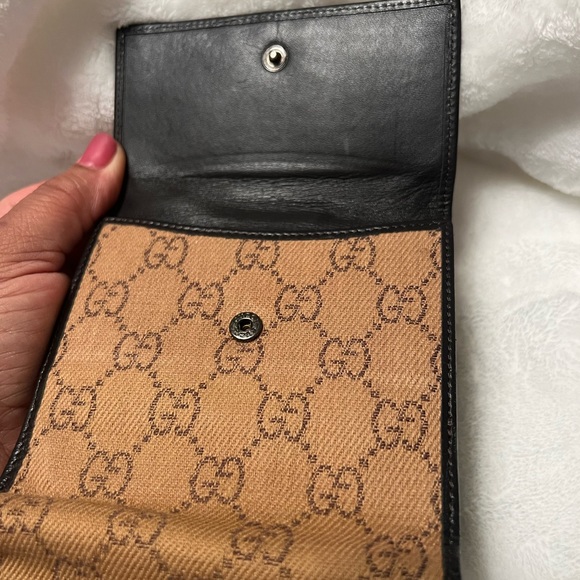 Gucci canvas folio compact wallet - Picture 5 of 6